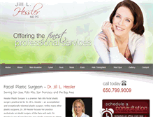 Tablet Screenshot of hesslerplasticsurgery.com
